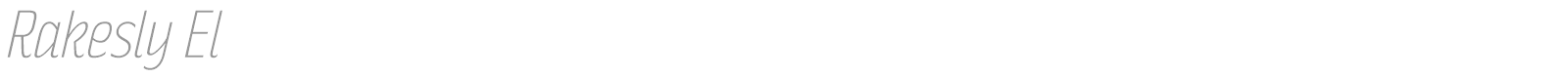 Rakesly font preview